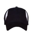 ATC Contrast Diamond Inset Twill Cap Black/White