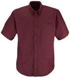 Coal Harbour Easy Care Short Sleeve Shirt Burgundy