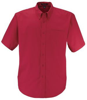 Coal Harbour Easy Care Short Sleeve Shirt Red