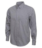 Coal Harbour Tattersall Check Woven Shirt Grey/White