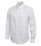 Coal Harbour Tattersall Check Woven Shirt White/Navy