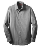 Coal Harbour Mini Stripe Woven Shirt Black