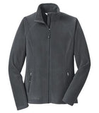 Eddie Bauer Micro Fleece Full-Zip Jacket Ladies' Jacket Grey Steel