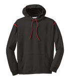 ATC PTech Fleece VarCITY Hooded Sweatshirt Black/Red