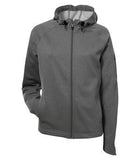 ATC PTech Fleece Hooded Ladies' Jacket Charcoal Heather