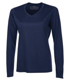ATC Pro Team Long Sleeve Ladies? V-Neck Tee True Navy