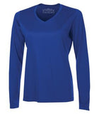 ATC Pro Team Long Sleeve Ladies? V-Neck Tee True Royal