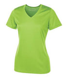 ATC Pro Team Ladies? V-Neck Tee Lime Shock