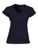 Fruit of the Loom Heavy Cotton HD Ladies' V-Neck T-Shirt J. Navy