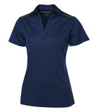 Coal Harbour Everyday Colour Block Ladies' Sport Shirt Royal/Steel Grey