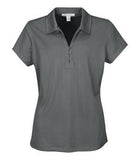 Coal Harbour Fine Jacquard Ladies' Sport Shirt Coal Grey