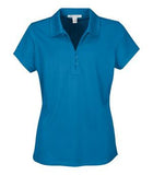Coal Harbour Fine Jacquard Ladies' Sport Shirt Ocean Blue