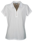 Coal Harbour Fine Jacquard Ladies' Sport Shirt White