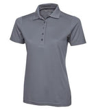 Coal Harbour Double-Mesh Ladies' Sport Shirt Coal Grey