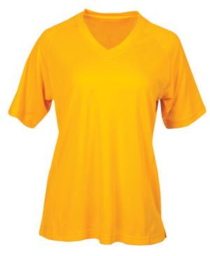 ATC Double-Mesh Ladies' V-Neck Tee Athletic Gold