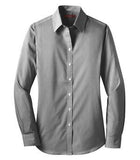 Coal Harbour Mini Stripe Ladies' Woven Shirt Black