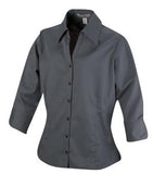 Coal Harbour Easy Care 3/4 Sleeve Ladies' Shirt Coal Grey