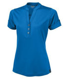 OGIO Gaze Linear Ladies? Henley Electric Blue