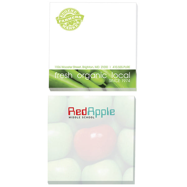 3" x 3" Adhesive Notepads Recycled - 50-Sheet