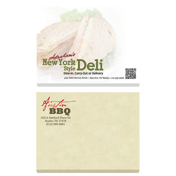 4" x 3" Adhesive Notepads   - 100-Sheet