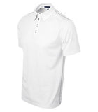 Coal Harbour Snag Resistant Contrast Stitch Sport Shirt White/Iron Grey