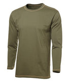 ATC Contrast Stitch Long Sleeve Tee Military Green/Tan