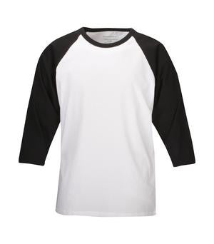 ATC Baseball Tee White/Black