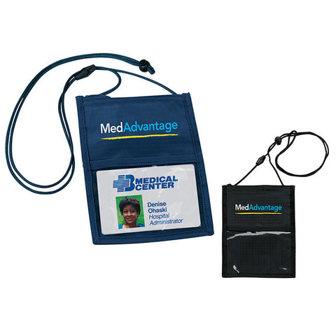 Crystal-Line Neck Wallet