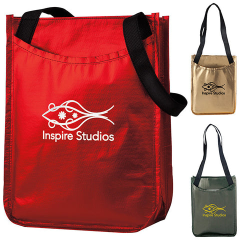 Metallic Non-Woven Gift Tote