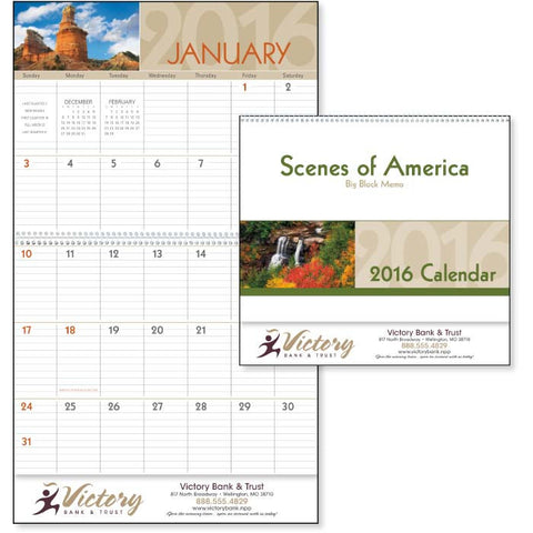 Scenes of America Big Block Memo