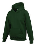 Gildan Heavy Blend Hooded Youth Sweatshirt Forest Green