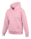 Gildan Heavy Blend Hooded Youth Sweatshirt Light Pink