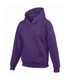 Gildan Heavy Blend Hooded Youth Sweatshirt Purple