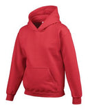 Gildan Heavy Blend Hooded Youth Sweatshirt Red