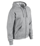 Gildan Heavy Blend Full Zip Hooded Sweatshirt Sport Grey