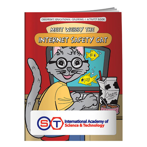 Colouring Book: Meet Webby The Internet Safety Cat