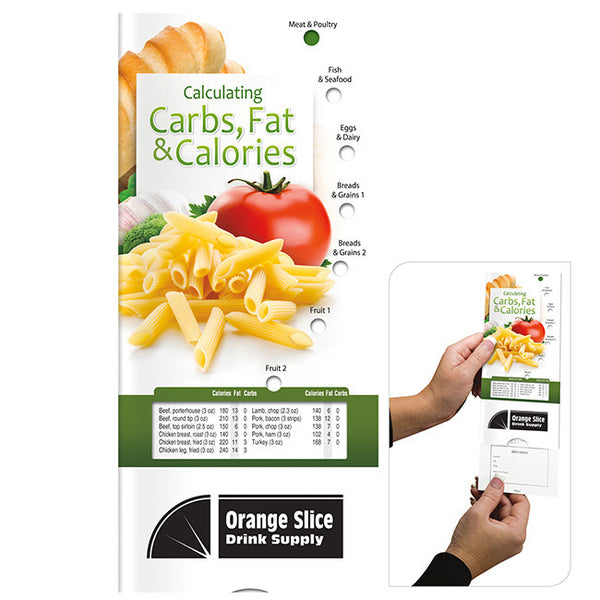 Pocket Slider: Calculating Carbs, Fat and Calories
