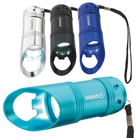 Flashlight with Bottle Opener