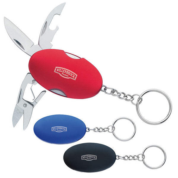 Oval 3-in-1 Keychain