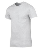 Gildan Ultra Cotton Pocketed T-Shirt Ash