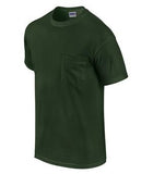 Gildan Ultra Cotton Pocketed T-Shirt Forest Green
