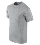 Gildan Ultra Cotton Pocketed T-Shirt Sport Grey