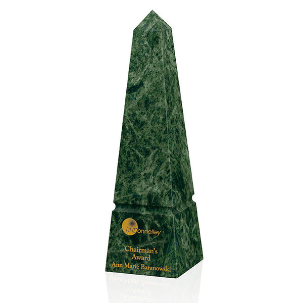Verde Marble Obelisk