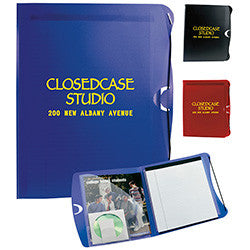 PolyPro Padfolio with Business Card & CD Holder