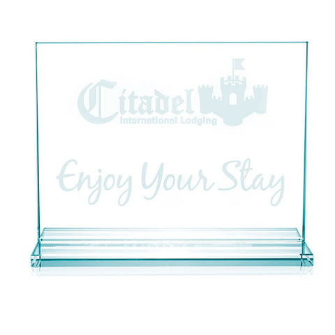 Jade Award with Jade Base - Horizontal