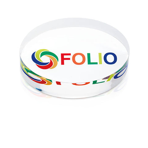 Oval Acrylic Paperweight