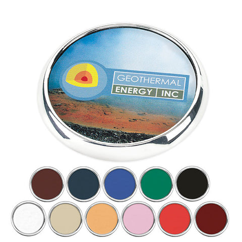 Radiant Leather Coaster