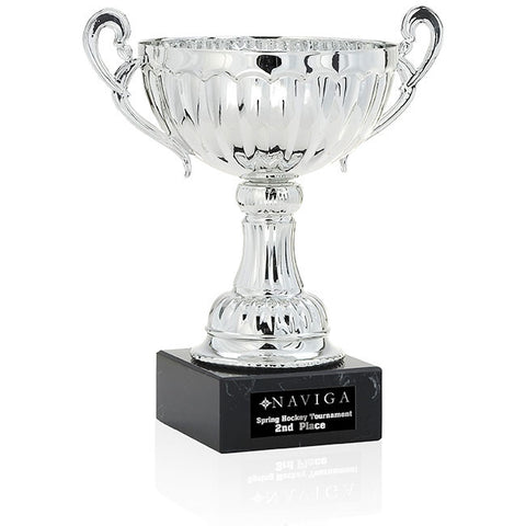 Dual Scrolled Trophy - 9"