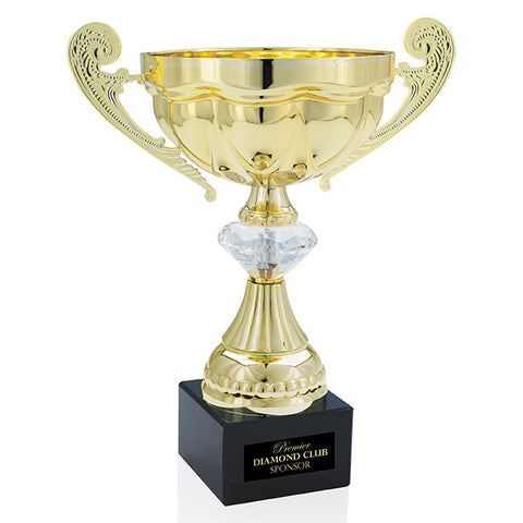 Embellished Scalloped Trophy - 10"