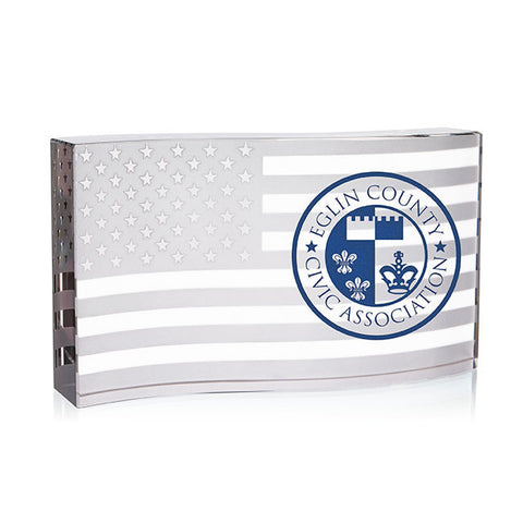 Waving Flag Paperweight